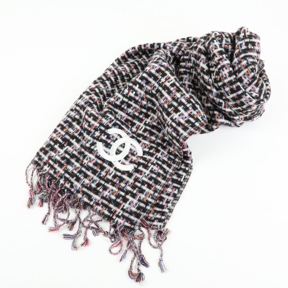Chanel Cashmere Silk Multicolor Shawl